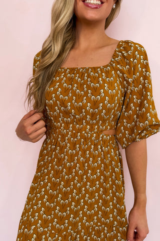 The Dandelion Floral Maxi Dress