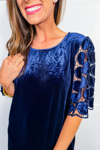 Hot Pink Deal - The Midnight Velvet Dress