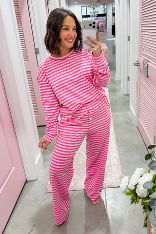 Bubblegum Dreams Pink Stripe Set
