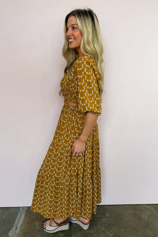The Dandelion Floral Maxi Dress