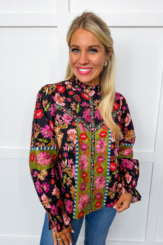Garden Gala Floral Blouse