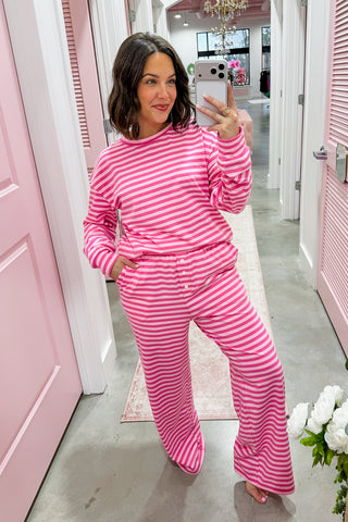 Bubblegum Dreams Pink Stripe Set
