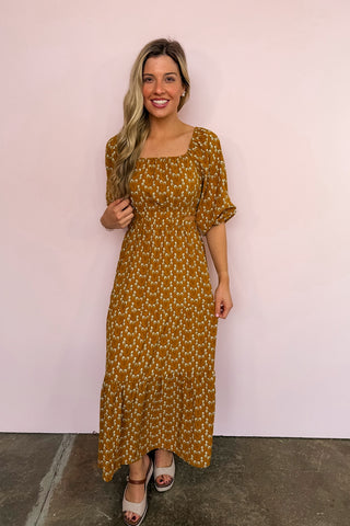 The Dandelion Floral Maxi Dress