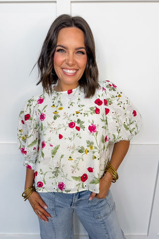 Ever So Lovely Eyelet Lace Top