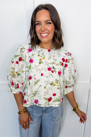 Ever So Lovely Eyelet Lace Top