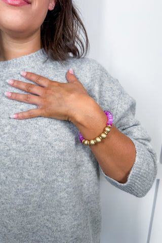 Luna Orchid Bracelet by Michelle McDowell