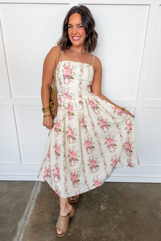 The Rosy Garden Party Dress