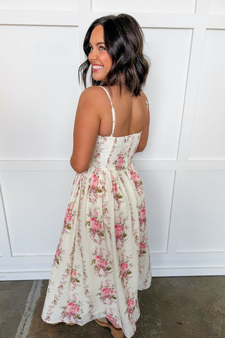 The Rosy Garden Party Dress