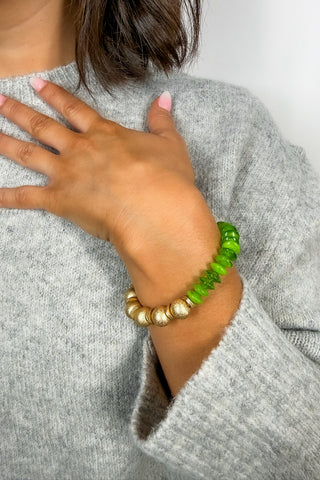 Luna Lime Bracelet by Michelle McDowell