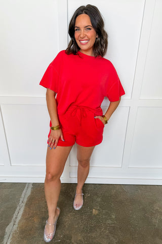 The Off Duty Lounge Set in Brick