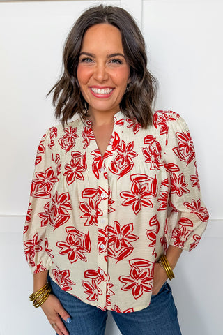 The Sweet Magnolia Babydoll Top