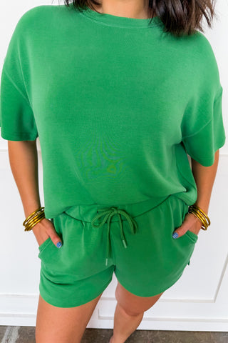 The Off Duty Lounge Set in Green