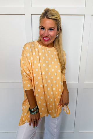 Feeling Spot On Butter Yellow Top