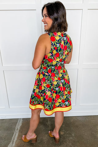 Better Days Floral Knee Length Dress