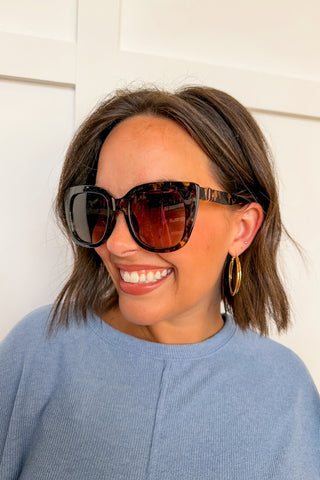 The Sunset Society Sunglasses in Black Multi
