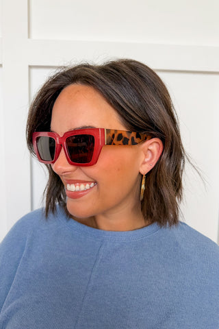 The Coastal Cool Polarized Sunnies in Coral