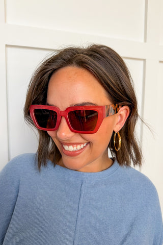 The Coastal Cool Polarized Sunnies in Coral