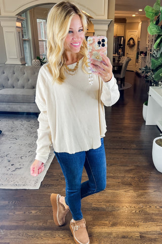 Oatmilk Cozy Sweater