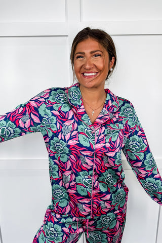 Hot Pink Deal - The Charlotte Lovestruck Pajama Set