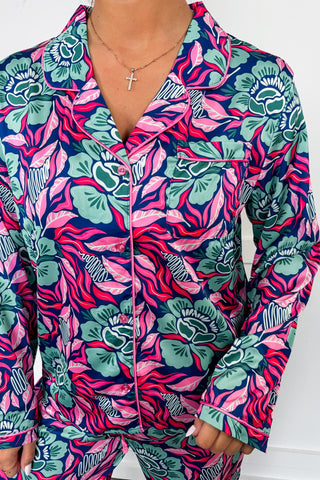 Hot Pink Deal - The Charlotte Lovestruck Pajama Set