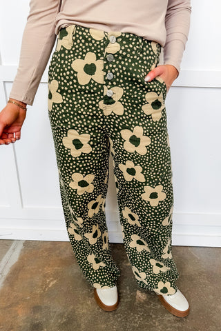 Cool Girl Club Floral Jeans