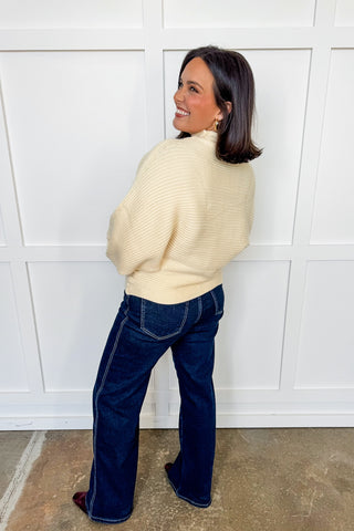 Hot Pink Deal  - Essential Ribbed Sweater