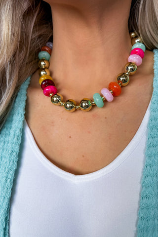 Candy Pop Gem Necklace
