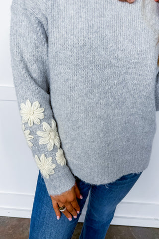 Gray Garden Sweater