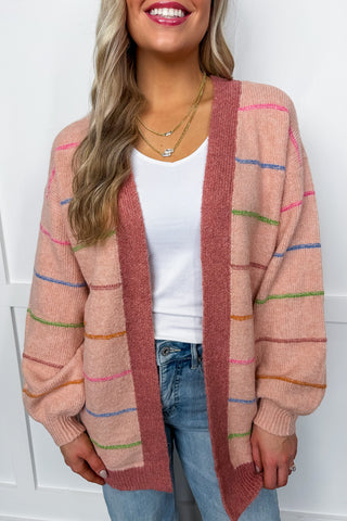 Happy Stripes Cardigan