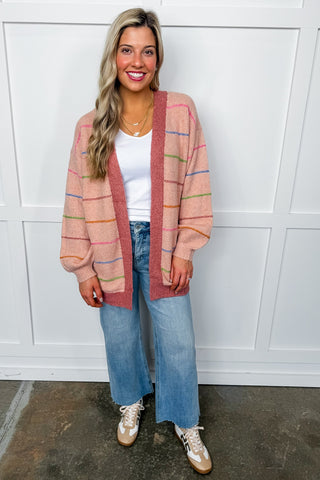 Happy Stripes Cardigan