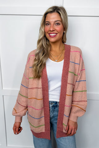Happy Stripes Cardigan