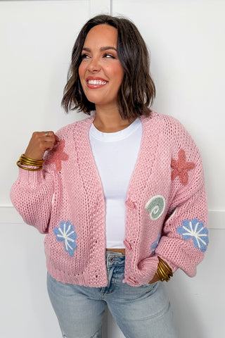 Petal Dreams Knit Cardigan
