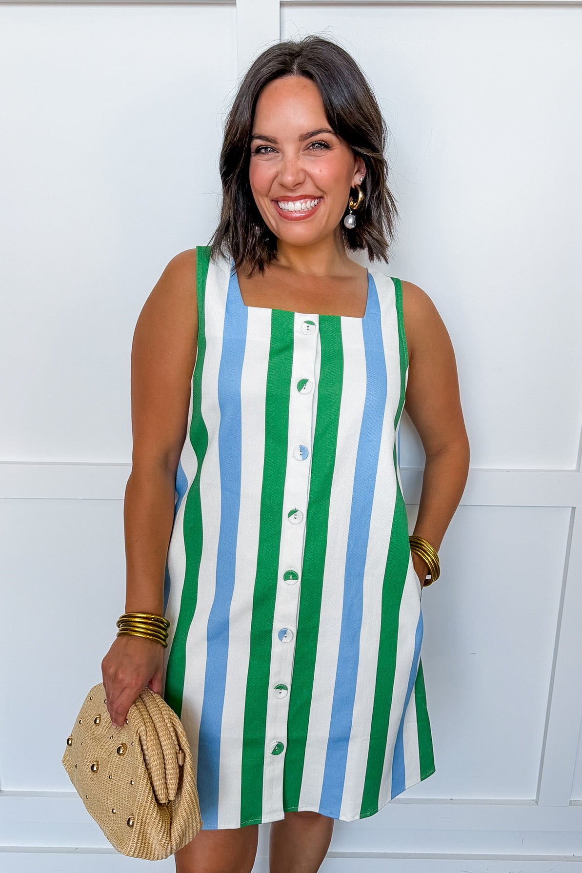 Green Apple Breeze Stripe Dress – Jules & James Boutique