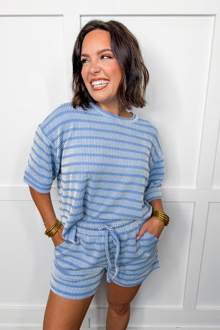 Seaside Stripe Set in Blue