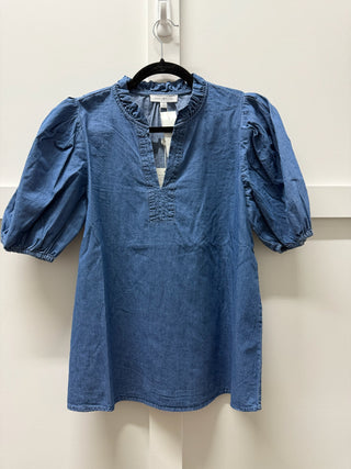 The Lainey Top in Chambray by Mary Square
