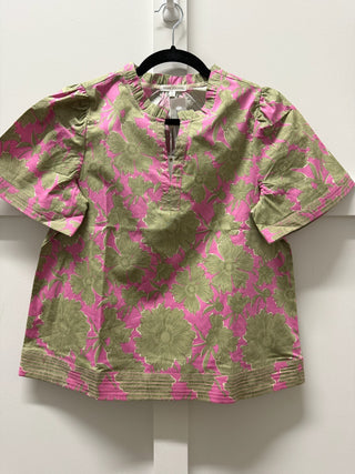 The Ramona Top in Garden District Green by Mary Square