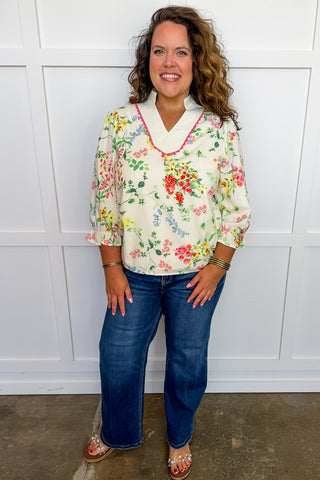 Petals & Sunshine Blouse