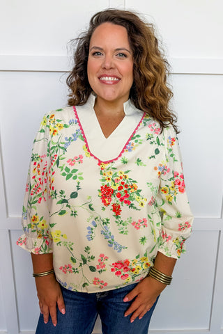 Petals & Sunshine Blouse