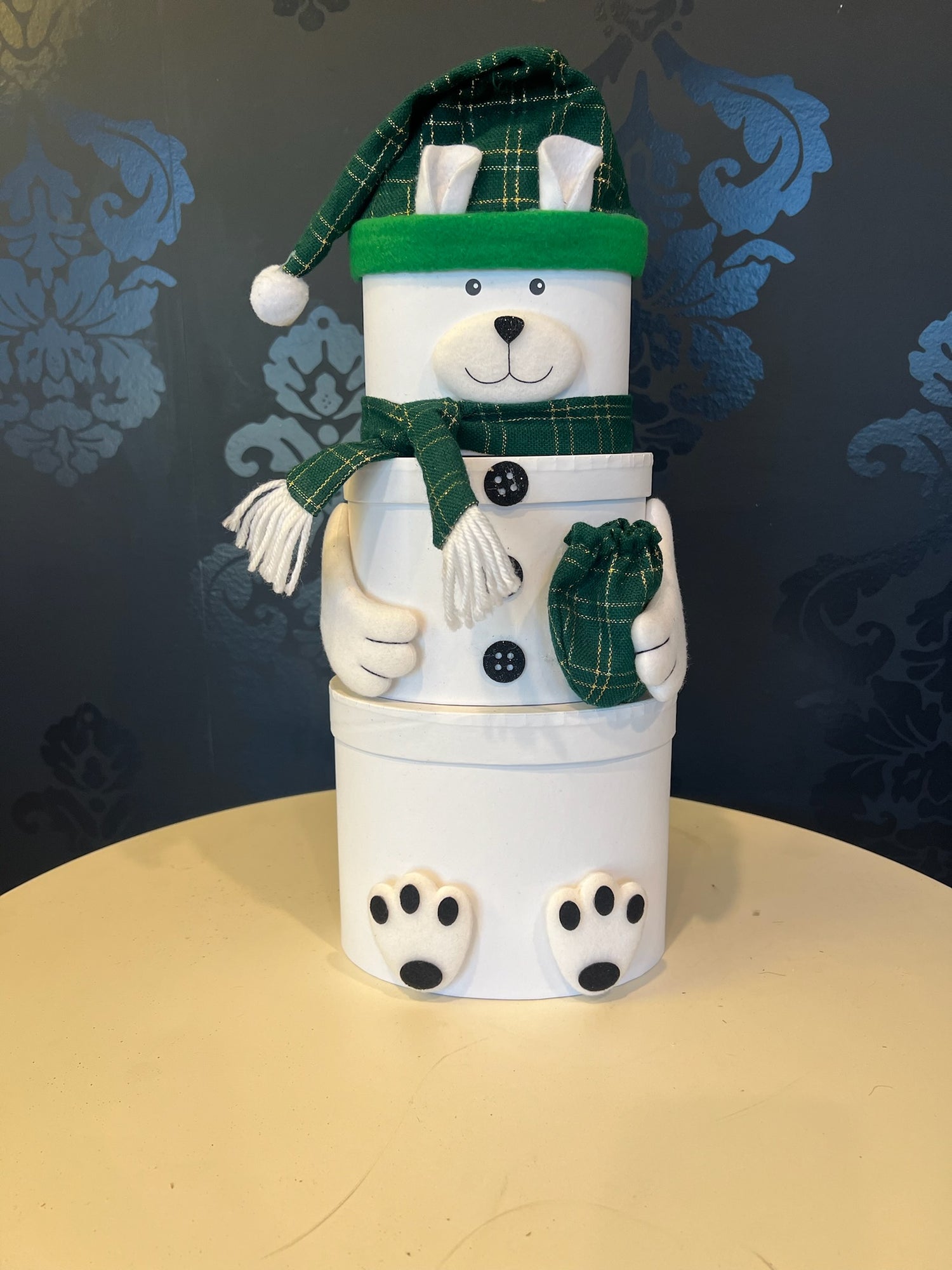 Polar Bear Gift Carboard Canister