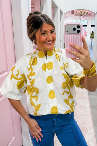Golden Vines Blouse