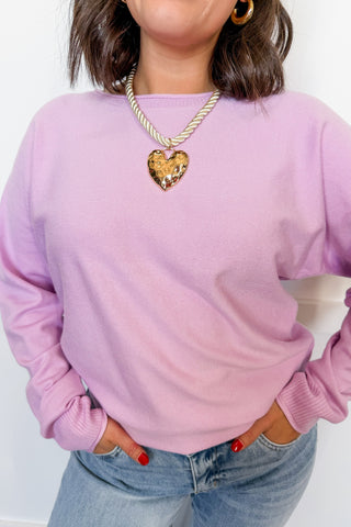 Everyday Crewneck in Lilac