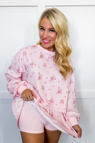 Blush Blossom Lounge Set