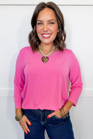 The Sadie Top in Pink