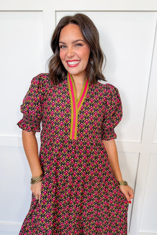 The Olive Bloom Dress