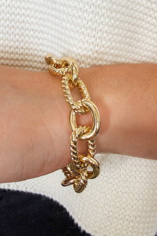 Luxe Textured Link Bracelet