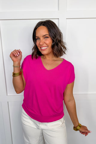 Pink Perfection V-Neck Top