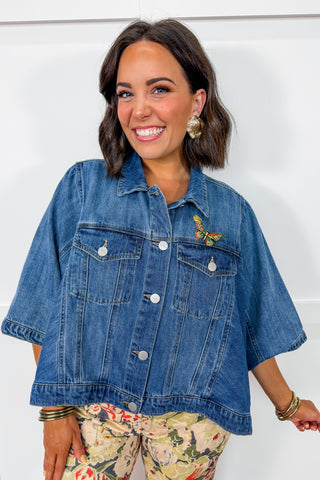 Denim Dream Cape Jacket