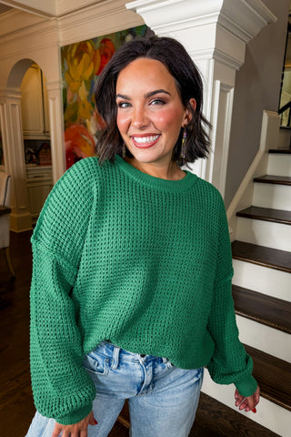 Evergreen Ease Knit Sweater