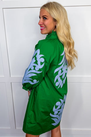 The Emerald Manor Dress