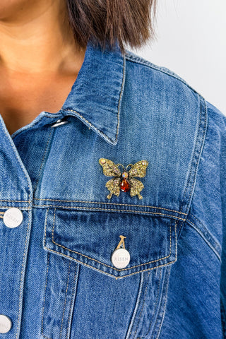 Vintage Butterfly Brooch